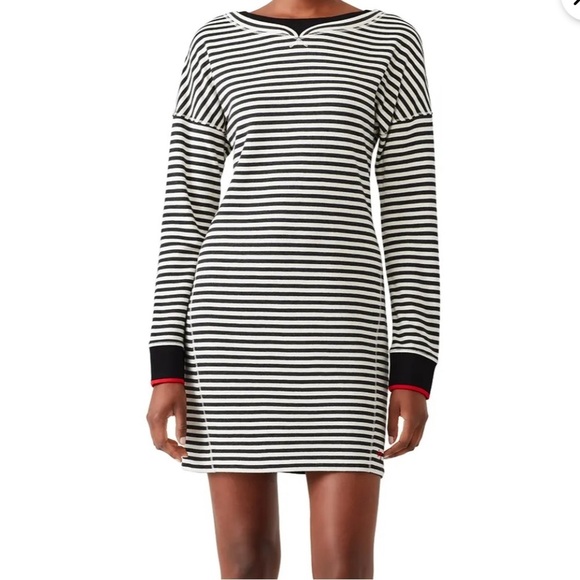 Grey by Jason Wu Striped Mini Shift Dress - Picture 1 of 7